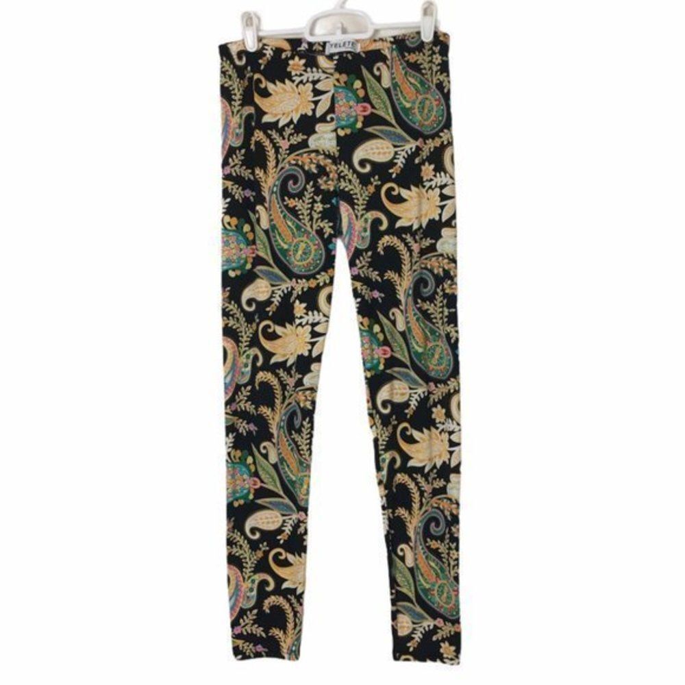 Yelete Leggings Paisley Festival Wear Hippie OS One Size